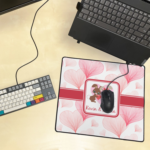 Hearts & Bunnies Medium Gaming Mats - LIFESTYLE