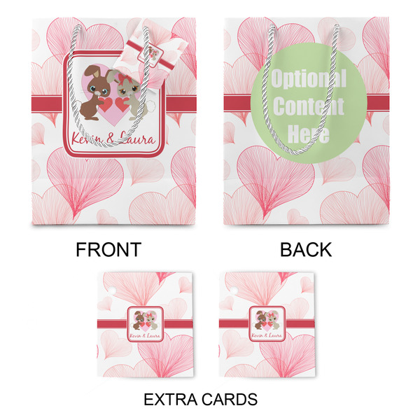 Hearts & Bunnies Medium Gift Bag - Approval