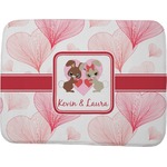 Hearts & Bunnies Memory Foam Bath Mat - 48"x36" (Personalized)