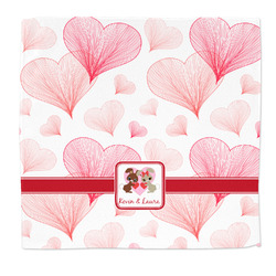 Hearts & Bunnies Microfiber Dish Rag (Personalized)
