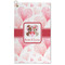 Hearts & Bunnies Microfiber Golf Towel (Personalized)