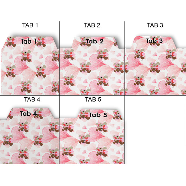 Hearts & Bunnies Page Dividers - Set of 5 - Approval