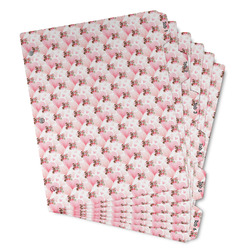 Hearts & Bunnies Binder Tab Divider - Set of 6 (Personalized)