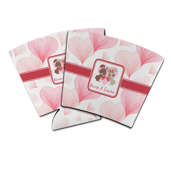 Custom Hearts & Bunnies Party Cup Sleeve (Personalized)