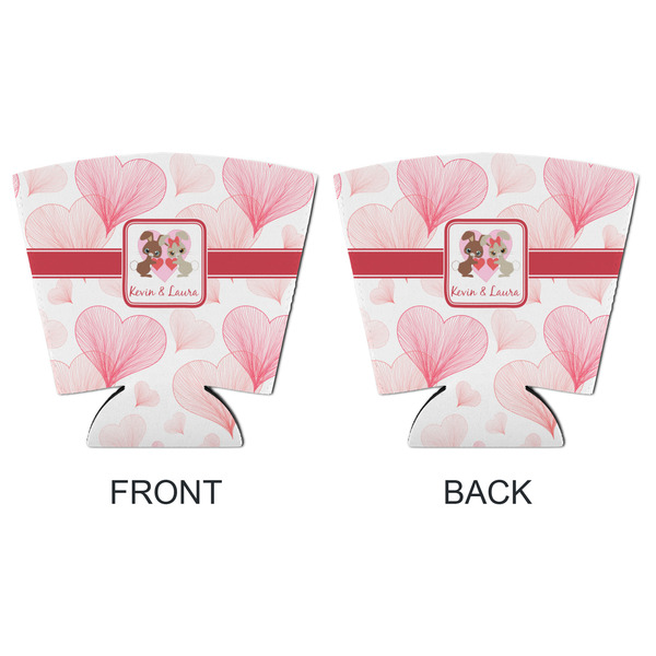 Hearts & Bunnies Party Cup Sleeves - with bottom - APPROVAL