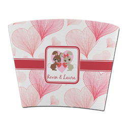 Hearts & Bunnies Party Cup Sleeve - without bottom (Personalized)