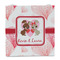 Hearts & Bunnies Party Favor Gift Bag - Gloss - Front