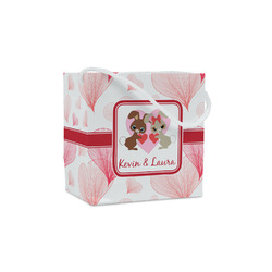 Hearts & Bunnies Party Favor Gift Bags (Personalized)