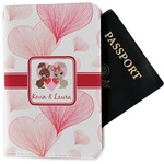 Hearts & Bunnies Passport Holder - Fabric (Personalized)