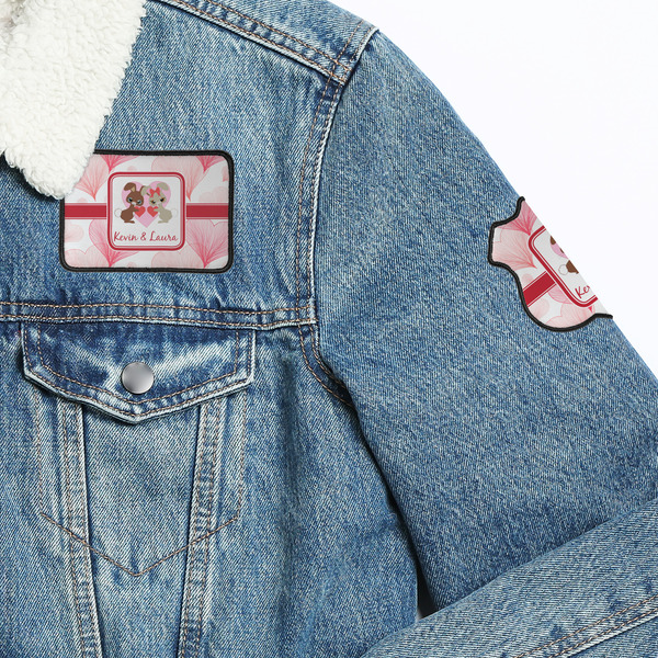Hearts & Bunnies Patches Lifestyle Jean Jacket Detail