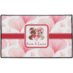 Hearts & Bunnies Door Mat - 60"x36" (Personalized)