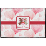 Hearts & Bunnies Door Mat - 36"x24" (Personalized)