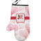 Hearts & Bunnies Left Oven Mitt (Personalized)