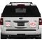 Hearts & Bunnies Personalized Square Car Magnets on Ford Explorer