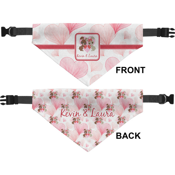 Hearts & Bunnies Pet Bandana Approval