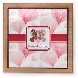 Hearts & Bunnies Pet Urn w/ Couple's Names