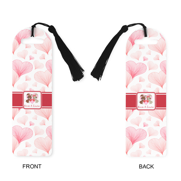 Hearts & Bunnies Plastic Bookmarks - Approval