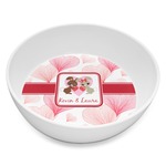 Hearts & Bunnies Melamine Bowl - 8 oz (Personalized)