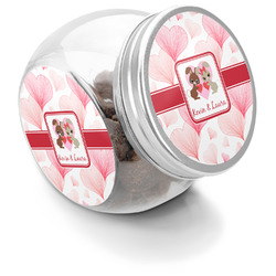 Hearts & Bunnies Puppy Treat Jar (Personalized)