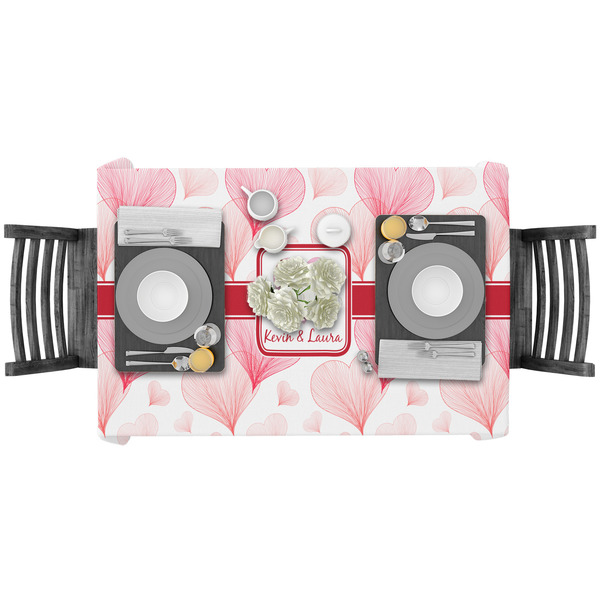 Hearts & Bunnies Rectangular Tablecloths - LIFESTYLE