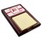 Hearts & Bunnies Red Mahogany Sticky Note Holder (Personalized)