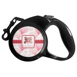 Hearts & Bunnies Retractable Dog Leash (Personalized)