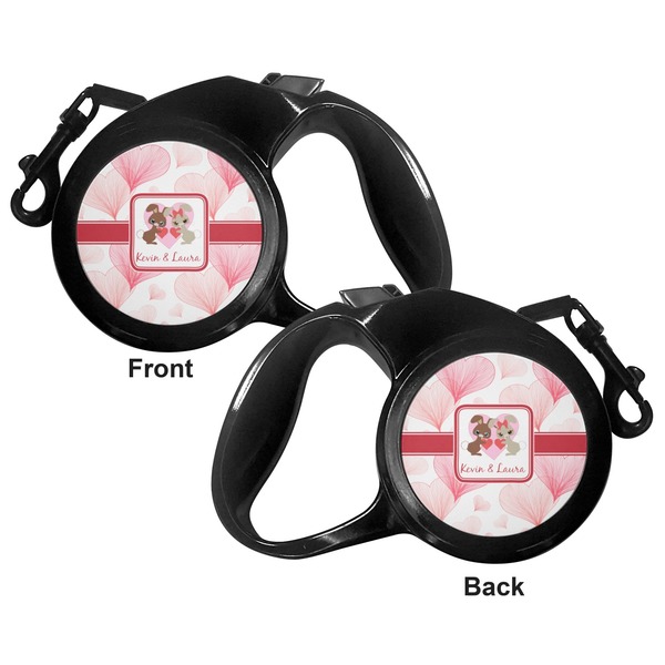 Hearts & Bunnies Retractable Dog Leash - Small - Apvl