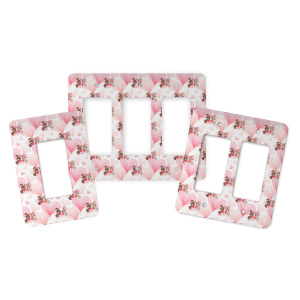Hearts & Bunnies Rocker Light Switch Covers - Parent - ALL VARIATIONS