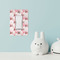 Hearts & Bunnies Rocker Light Switch Covers - Single - IN CONTEXT