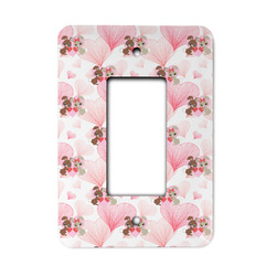Hearts & Bunnies Rocker Style Light Switch Cover