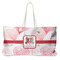 Hearts & Bunnies Large Rope Tote Bag - Front View