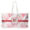 Hearts & Bunnies Large Tote Bag with Rope Handles (Personalized)