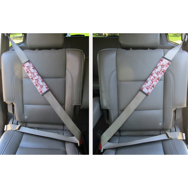 Hearts & Bunnies Seat Belt Covers (Set of 2 - In the Car)