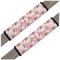 Hearts & Bunnies Seat Belt Covers (Set of 2)