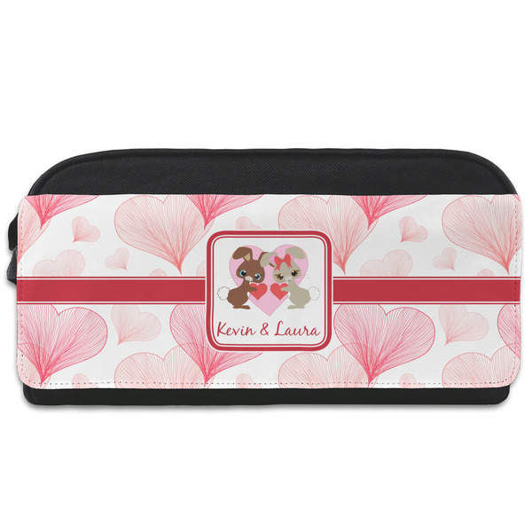 Custom Hearts & Bunnies Shoe Bag (Personalized)