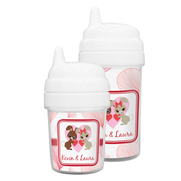 Hearts & Bunnies Sippy Cups