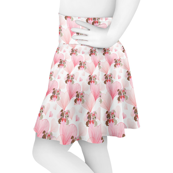 Hearts & Bunnies Skater Skirt - Side