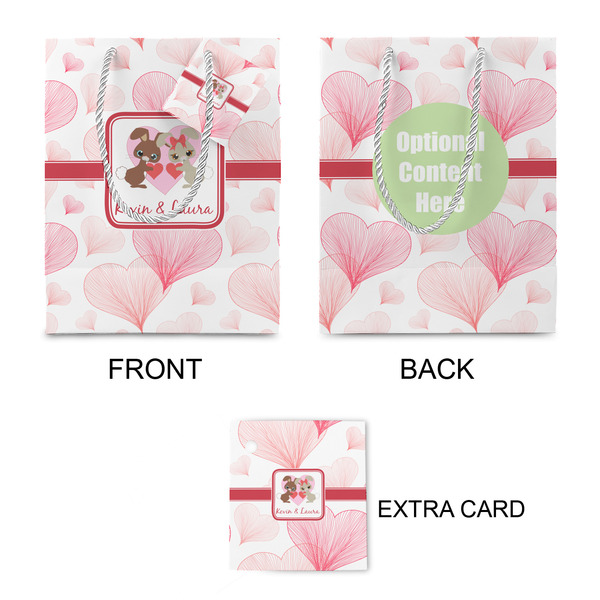 Hearts & Bunnies Small Gift Bag - Approval