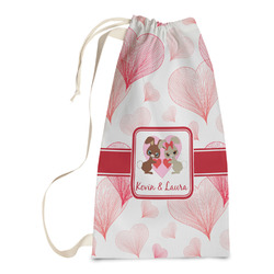 Hearts & Bunnies Laundry Bags - Small (Personalized)