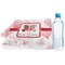 Hearts & Bunnies Sports Towel Folded with Water Bottle