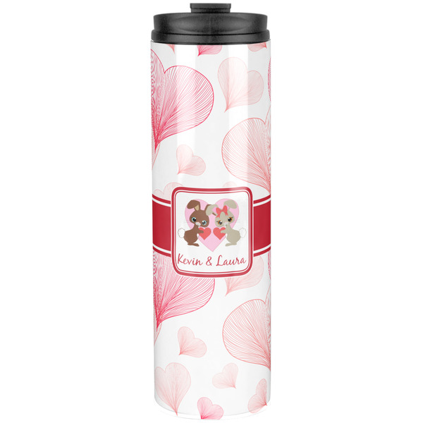 Hearts & Bunnies Stainless Steel Tumbler 20 Oz - Front