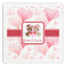 Hearts & Bunnies Paper Dinner Napkins (Personalized)