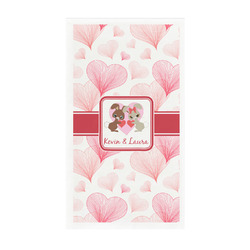 Hearts & Bunnies Guest Towels - Full Color - Standard (Personalized)