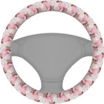 Hearts & Bunnies Steering Wheel Cover (Personalized)