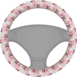 Hearts & Bunnies Steering Wheel Cover