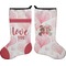 Hearts & Bunnies Stocking - Double-Sided - Approval