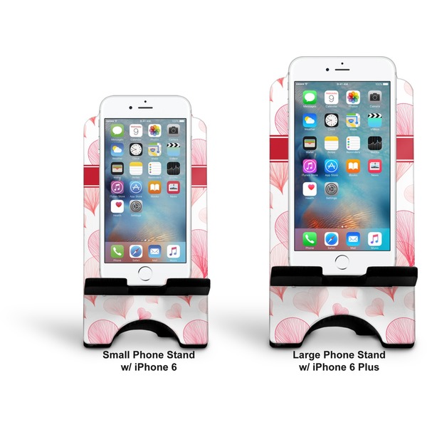 Hearts & Bunnies Stylized Phone Stand - Comparison