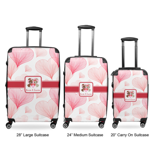 Hearts & Bunnies Suitcase Set 1 - APPROVAL