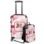 Hearts & Bunnies Kids 2-Piece Luggage Set - Suitcase & Backpack (Personalized)