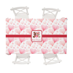 Hearts & Bunnies Tablecloth - 58"x102" (Personalized)